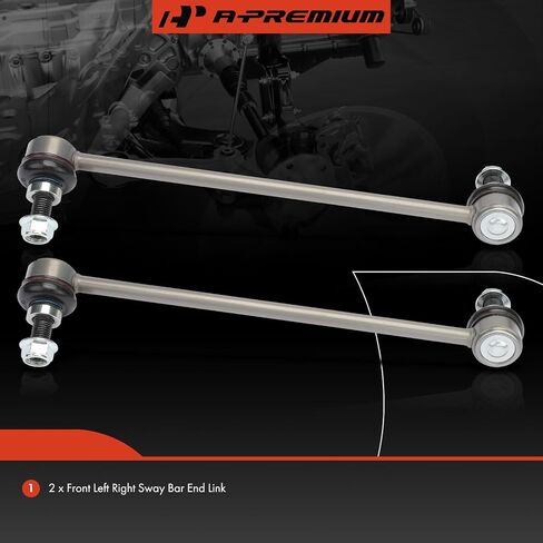 A-Premium 2 × وصلات شريط التثبيت الأمامية، متوافقة مع Mercedes-Benz C230 08-09، C250 10-12، C300 08-14، C350 08-15، E350 12-14، E400 15-18، GLK250 13 -15، جي إل كيه350 10-15 in Saudi Arabia