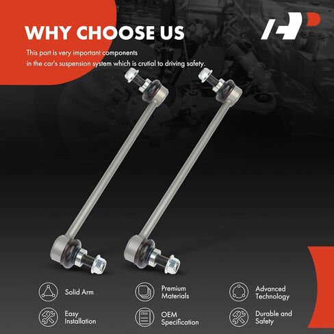 A-Premium 2 × وصلات شريط التثبيت الأمامية، متوافقة مع Mercedes-Benz C230 08-09، C250 10-12، C300 08-14، C350 08-15، E350 12-14، E400 15-18، GLK250 13 -15، جي إل كيه350 10-15 in Saudi Arabia