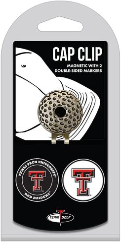 Team Golf NCAA Golf Cap Clip with 2 Removable Double-Sided Enamel Magnetic Ball Markers, Attaches Easily to Hats in Saudi Arabia