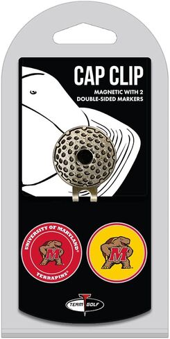 Team Golf NCAA Golf Cap Clip with 2 Removable Double-Sided Enamel Magnetic Ball Markers, Attaches Easily to Hats in Saudi Arabia