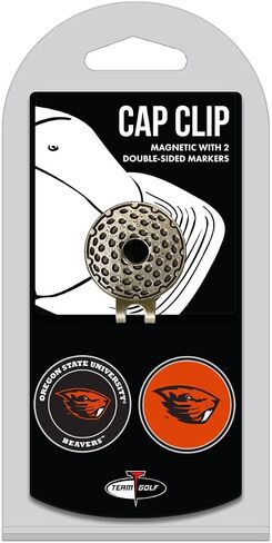 Team Golf NCAA Golf Cap Clip with 2 Removable Double-Sided Enamel Magnetic Ball Markers, Attaches Easily to Hats in Saudi Arabia