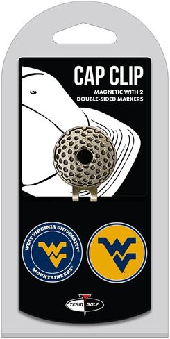 Team Golf NCAA Golf Cap Clip with 2 Removable Double-Sided Enamel Magnetic Ball Markers, Attaches Easily to Hats in Saudi Arabia