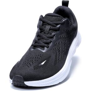 ZVC Wide Toe Box Shoes Women Wide Road Runing Shoes Lightweight Comfortable Non Slip Walking Shoes for Women Black