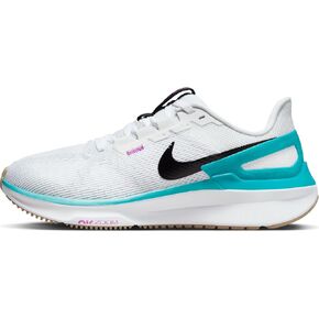 Nike Structure 25 Women's Road Running Shoes (DJ7884-103, White/Pure Platinum/Dusty Cactus/Black) Size 11