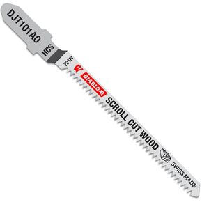 Diablo High Carbon Steel Jig Saw Blade Set for Wood - High Carbon Steel Tooth Design - T-Shank, 3-1/4" Length, 20 TPI - DJT101AO5