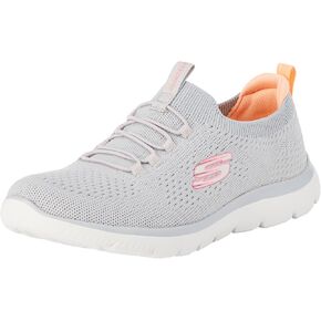Skechers Women's Summits-Top Player Sneaker, Grey/Multi=GYMT, 8.5