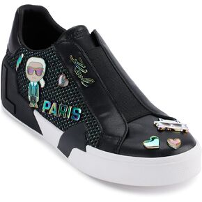 KARL LAGERFELD Women's Cushioned Insole Everyday Mavise-Slip on Sneaker