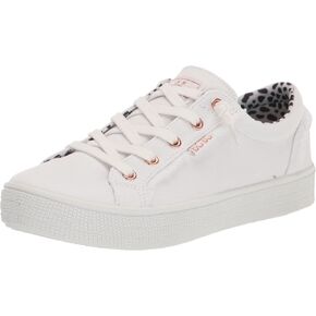 Skechers Women's Bobs 113328 P Sneaker, White, 9