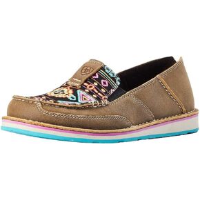 ARIAT BMVY9 Womens Cruiser Brown Bomber/Neon Lights 6.5