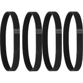 AC-0815 Air Compressor Timing Belt for Craftsman, PORTER CABLE, DEWALT, Replaces Part Numbers CAC-1311, CAC-1342 Compatible with Black & Decker, Delta, Bostitch Compressors (4-Pack)