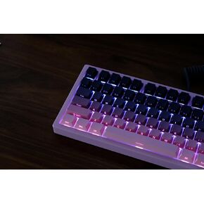 GK GAMAKAY أغطية مفاتيح يابانية بيضاء 129 مفتاحًا PBT Dye-Sub باللون الأبيض مجموعة أغطية مفاتيح بسيطة مناسبة للوحة مفاتيح الألعاب الميكانيكية LK67 TK75 MK61/87/98/104/108 (أبيض ياباني) in Kuwait