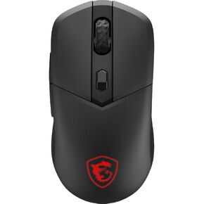 MSI Versa 300 W Gaming Mouse, 8000 DPI, 30M+ Clicks Kailh Switch, Optical Sensor, Ergonomic Ambitextrous Hand Design, RGB Light