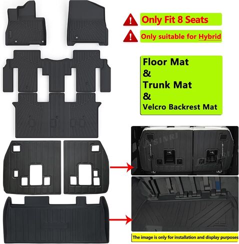 Floor Mat for All-New 2025 KIA K4,TPE All Weather Protection 2 Rows Car Floor Liners(Floor Mats) in Saudi Arabia