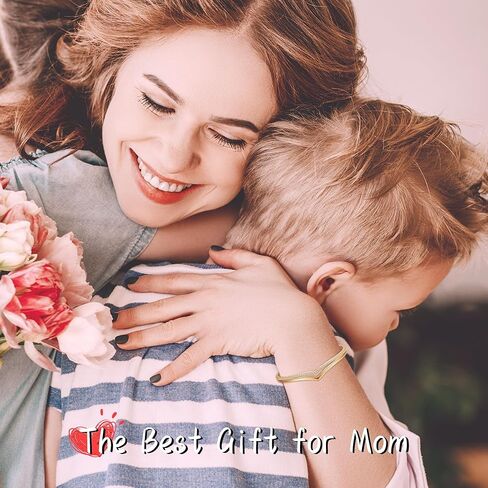 Praelinos Minimalistic Bracelets for Women White/Rose Gold Plated Charm Silver Tone Bracelet 5A Cubic Zirconia Jewelry Christmas Birthday Valentine Mother's Day Gifts for Mom Women Girlfriend Wife Her in Kuwait