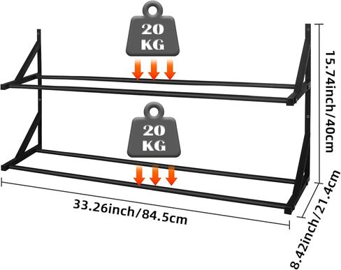 3D Printer Filament Storage Rack - Filament Spool Heavy Duty Wall Bracket Filament Storage Shelves for 3D Printer Rolling Filaments ABS/PLA/TPU/Nylon Accessories Holders （Shelf Only） in Kuwait