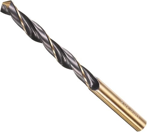 بتات الحفر المعدنية (9 ملم) 5pcs ، 4341 الصلب عالي السرعة ساق مستقيمة 118 ° أسود وذهبي للمعادن البلاستيكية الخشبية النحاسية المتوسطة الصلبة المتوسطة in Kuwait
