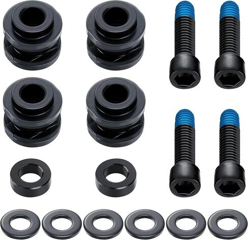 MoKitDora Hold Fast Sissy Bar Docking Hardware Kit for Harley 2018-later Softail Fat Boy FLFB, FLFBS, FXBR FXBRS FLDE, FLHC, FLHCS, Slim FLSL, FXBB, FXFBS, FLSB, FXLR, FXLRS and FXST Models, Black in Saudi Arabia