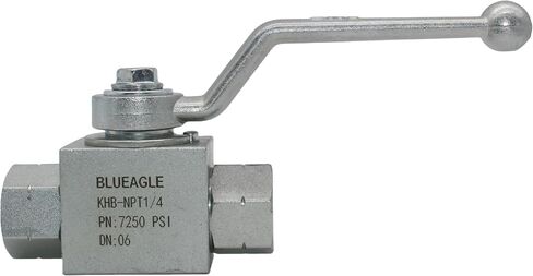 Hydraulic High Pressure Ball Valve 1/2'' NPT 7250PSI Hydraulic Valve Shut-Off KHB Hydraulic Ball Valve in Kuwait