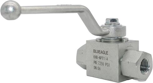 Hydraulic High Pressure Ball Valve 1/2'' NPT 7250PSI Hydraulic Valve Shut-Off KHB Hydraulic Ball Valve in Kuwait