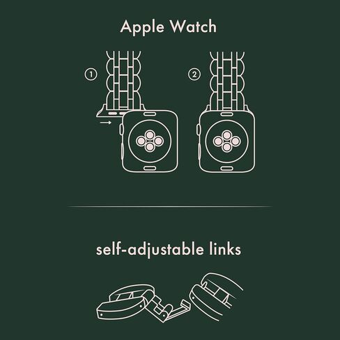 سوار Kate Spade New York للسيدات مصنوع من الفولاذ المقاوم للصدأ باللون الذهبي مقاس 38-49 ملم لساعة Apple® in Saudi Arabia