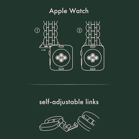 سوار Kate Spade New York للسيدات مصنوع من الفولاذ المقاوم للصدأ باللون الذهبي مقاس 38-49 ملم لساعة Apple® in Saudi Arabia