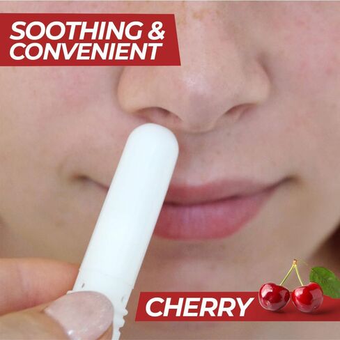 SpaRoom Halls Breathe Menthol with 100% Pure Essential Oils Aromatherapy Nasal Inhaler, 3 Pack, Cherry, Lemon and Mentho-Lyptus Scents in Saudi Arabia