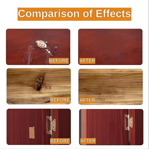 Wood Filler Putty,RISETEX Wood Filler Stainable and Paintable,Natural Wood Putty,Wood Repair Kit for Quickly Repair Any Breaks,Cracks,Chips,Defects in Wooden Furniture,Easy to Use and Sand (Natural) in Saudi Arabia