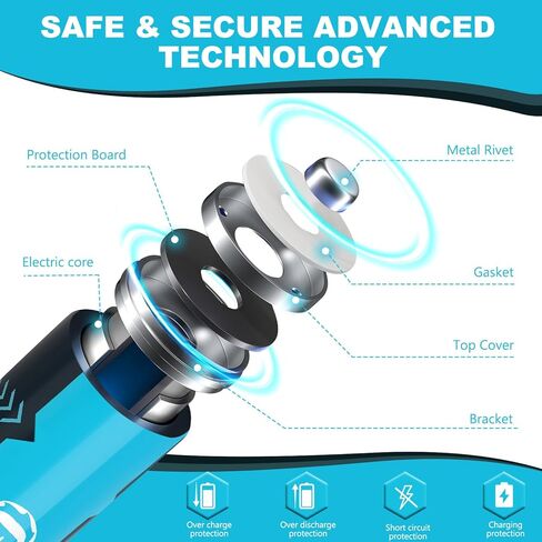 8 حزمة USB بطاريات AA القابلة لإعادة الشحن مع 4 في 1 كابل الشحن ، 1.5 فولت ليثيوم بطارية الحجم للكاميرا في الهواء الطلق وميض ، 2100mAh (3150 ميجا ساعة) in Saudi Arabia