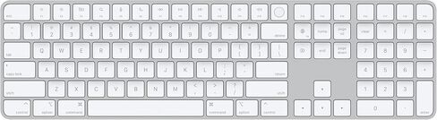 Magic Keyboard with Touch ID for Mac Models with Apple Silicon - US English - White Keys in Saudi Arabia
