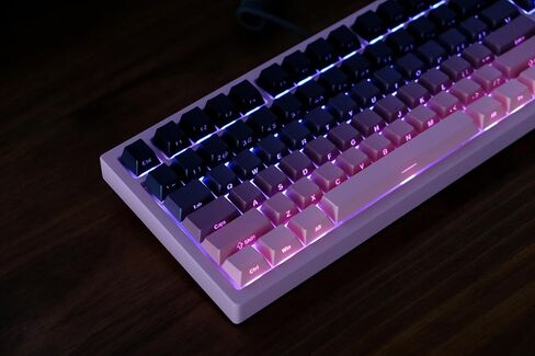 GK GAMAKAY أغطية مفاتيح يابانية بيضاء 129 مفتاحًا PBT Dye-Sub باللون الأبيض مجموعة أغطية مفاتيح بسيطة مناسبة للوحة مفاتيح الألعاب الميكانيكية LK67 TK75 MK61/87/98/104/108 (أبيض ياباني) in Kuwait