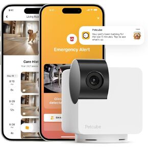 Petcube Cam The Pack of 2 | Indoor Wi-Fi Pet Security Camera with Phone App, 2-Way Audio and Video, Night Vision, 1080p HD Video and Smart Alerts in Saudi Arabia
