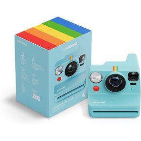 Polaroid Now+ 3rd Generation I-Type Instant Camera + Film Bundle - Now+ Bluetooth App Controlled White Camera + 16 Color Photos (6562)