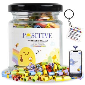 Badass Affirmation Jar, 90 Positive Affirmation Cards for Women - Daily Affirmations, Words of Affirmation, Empowering Gifts, White Elephant Gifts for Adults, Christmas Gifts for Women