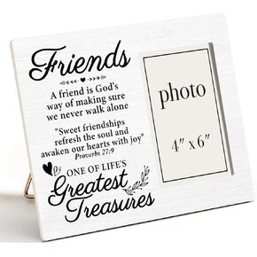 Thank You Gift Wood Picture Frame, Appreciation Gifts for Teacher Coworkers Boss Mentor Leader Friends, 4 x 6 Inch Photo