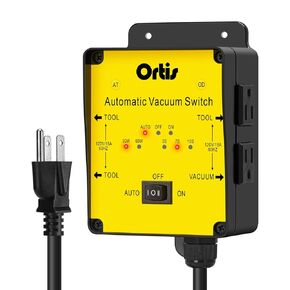 2025 جديد! مفتاح الفراغ التلقائي ، Ortis Control Control Control Bitch for 3 أدوات طاقة ، تأخير فراغ التشغيل/إيقاف تشغيله لمنع زيادة الحمل والتعثر