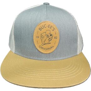 Buc-ee's Adjustable Snapback Trucker Hat The Beaver Logo Embroidered on Front, One Size Fits All