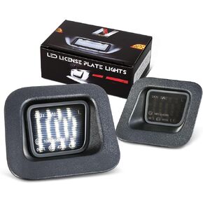 Pair of LED License Plate Lights Compatible with 03-10 Dodge Ram 1500 2500 3500/11-13 Ram 1500 2500 3500, NVL-LPL-034