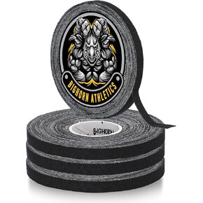 Bighorn Athletics Premium Finger Tape | 4 Rolls for Superior Finger Support, Injury Protection, and Joint Stability | Ideal for Jiu-Jitsu, Climbers, & Trainers (0.3-Inch, Black/White Assorted)