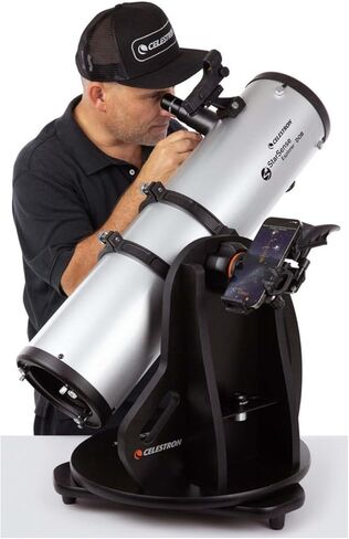 يعمل Celestron-Starsense Explorer 150mm Tabletop Dobsonian Dobsonian Smartphone الذي يدعم التطبيق-مع تطبيق Starsense لمساعدتك in Kuwait