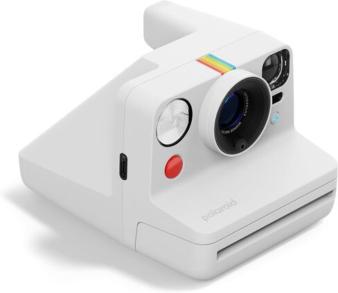 Polaroid Now+ 3rd Generation I-Type Instant Film Camera - Bluetooth Connected App Controlled - Coral - Camera Only No Film (9162) | Two-Lens Autofocus, Bluetooth App, USB-C Charging, Compatible with I-Type and 600 Film in Saudi Arabia