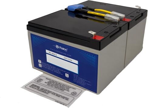 خرطوشة بطارية 24 فولت 7.5 أمبير متوافقة مع RBC161 بديلة ذات معدل تفريغ عالي لـ APC UPS BN1100M2، BR1000MS، BN1500M2، BR1350MS، BN1350M2، وBN1375M2 in Saudi Arabia