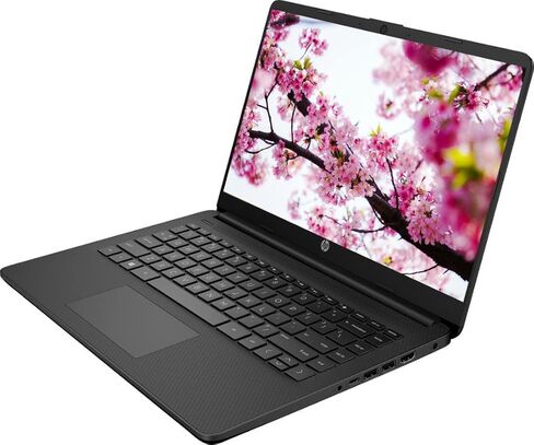 كمبيوتر محمول HP محمول بشاشة لمس HD IPS مقاس 14 بوصة، ومعالج AMD Ryzen 3 يصل إلى 3.78 جيجا هرتز، وذاكرة DDR4 سعة 16 جيجابايت، ومحرك أقراص PCIE SSD بسعة 256 جيجابايت، وواي فاي الجيل السادس فائق السرعة، ونظام التشغيل Windows 11، أسود حبر (متجدد) in Kuwait