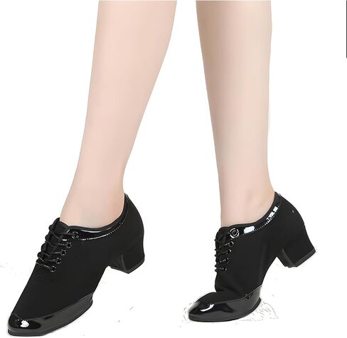 Toichi Women's Latin Dance Shoes Lace-up Ballroom Modern Salsa Rhythm Teaching Practice Professional Performance Dance Shoes in Saudi Arabia