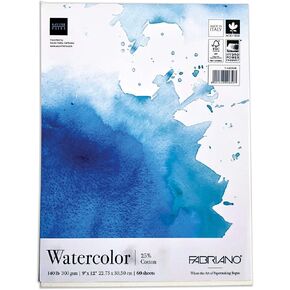 Fabriano Studio Fat Pad, 9 x 12, White