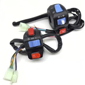 سكوتر صيني مقاوم للماء من الألومنيوم بمقبض الجانب الأيمن مفتاح فرامل الطبل + فرامل الطبل الأيسر مع مجموعة التحكم لنظام فرامل الطبل GY6 50cc 125cc 150cc in Kuwait