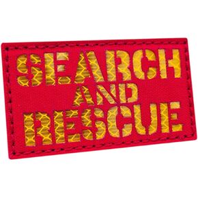 hi vis Solas Reflective Search and Rescue 2x3.5 SAR CSAR Combat Tactical Touch Fastener Patch in Kuwait