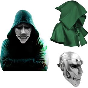 Dr Mask Helmet Fantastic Movie 1:1 Replica Doctor Mask Halloween Helmet Cosplay Mask Costume
