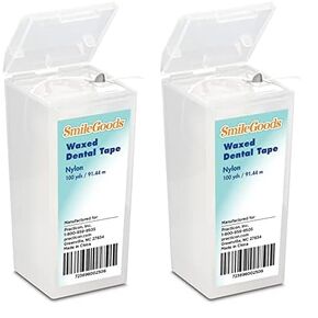 SmileGoods Waxed Dental Tape, 100 yards, Mint Flavored