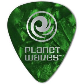 D'Addario Celluloid Guitar Picks - Guitar Accessories - Guitar Picks for Acoustic Guitar, Electric Guitar, Bass Guitar - Natural Feel, Warm Tone - Assorted, Heavy 1mm, 25-pack