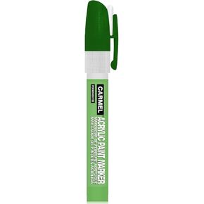 Carmel Acrylic Paint Marker Medium Tip (Brown), Permanent Water-based Paint for Paper, Cardboard, Canvas, Metal, Plastic, Glass, Ceramics, Wood, Smooth Stone, Fabric